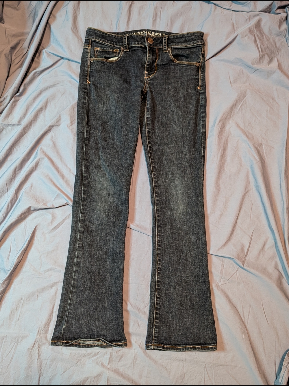 American Eagle Outfitters Women’s Dark Wash Bootcut Jeans - Blue
